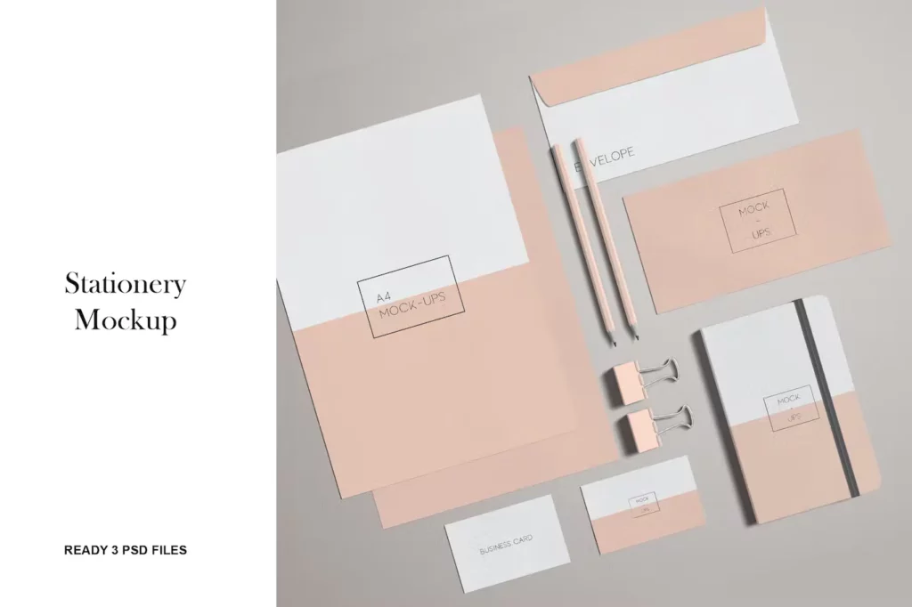 25 Best Professional Stationery Mockup Templates for Photoshop