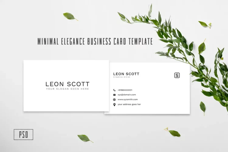 Minimal Chic Business Card Template