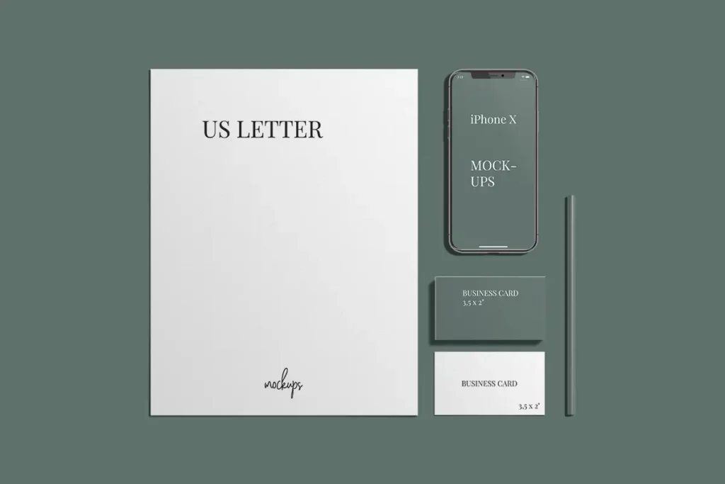 Stylish Stationery Branding Mockup - Free Download