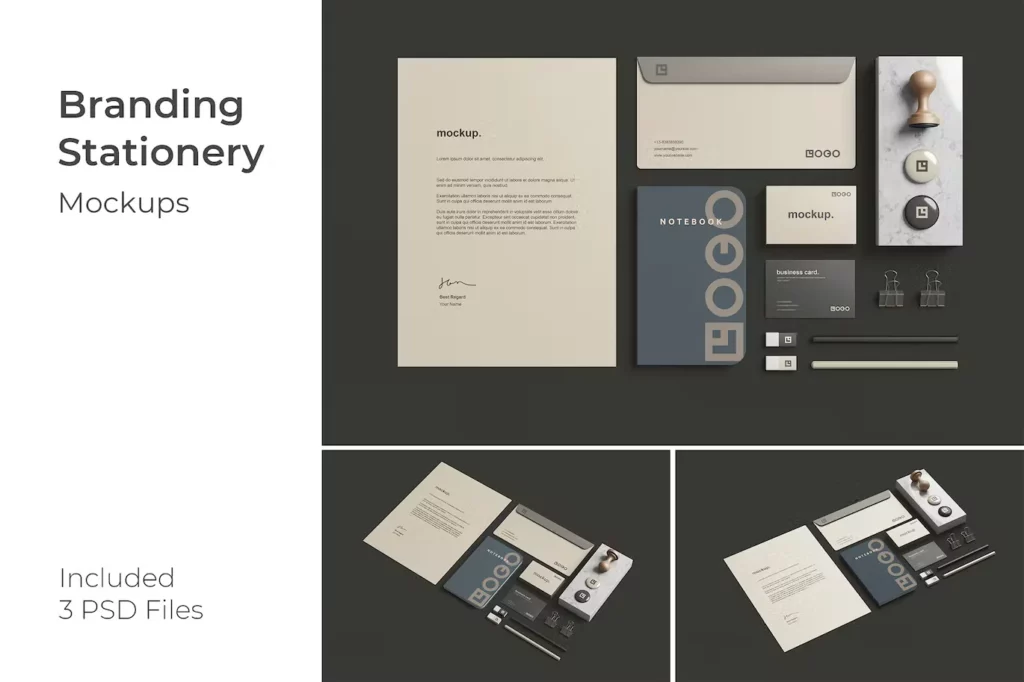 25 Best Professional Stationery Mockup Templates for Photoshop