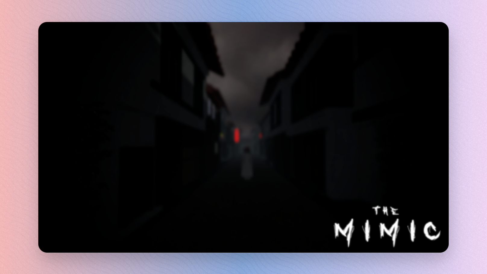 The mimic - scary roblox games