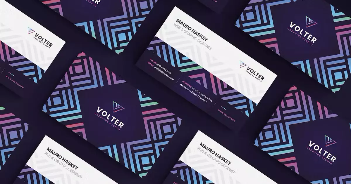 10 Best Business Cards Featuring Holographic Designs