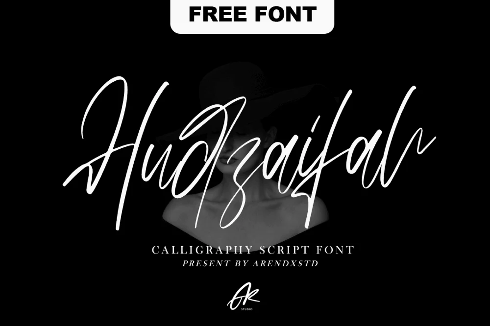 Hudzaifah - Free Script Font
