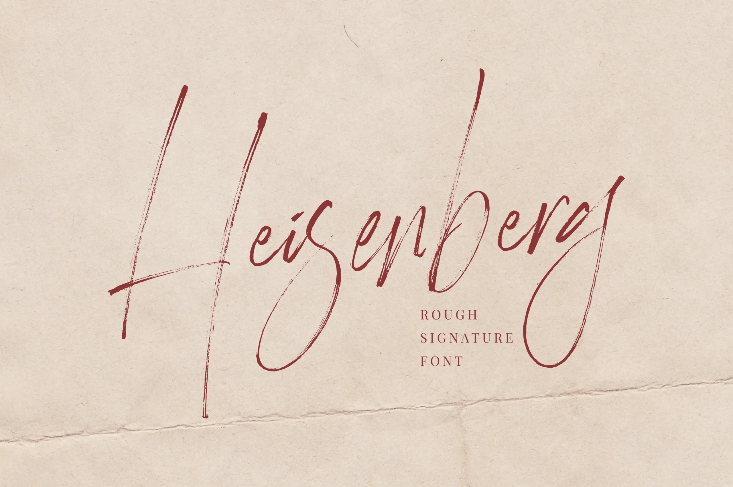 Heisenberg - Signature Script Font