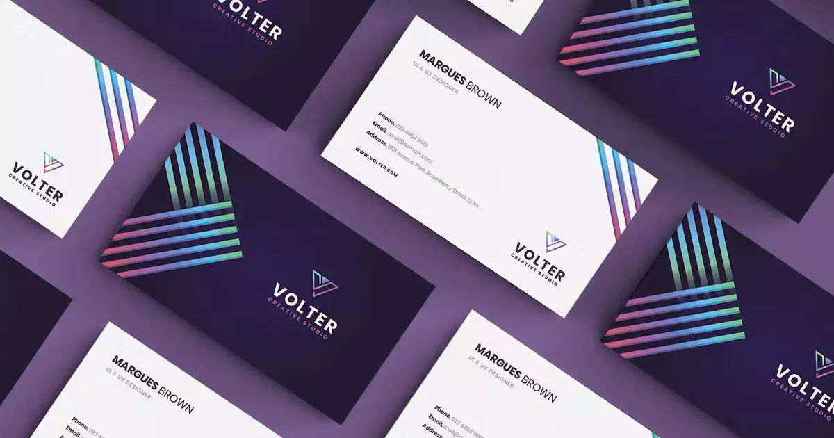 10 Best Business Cards Featuring Holographic Designs