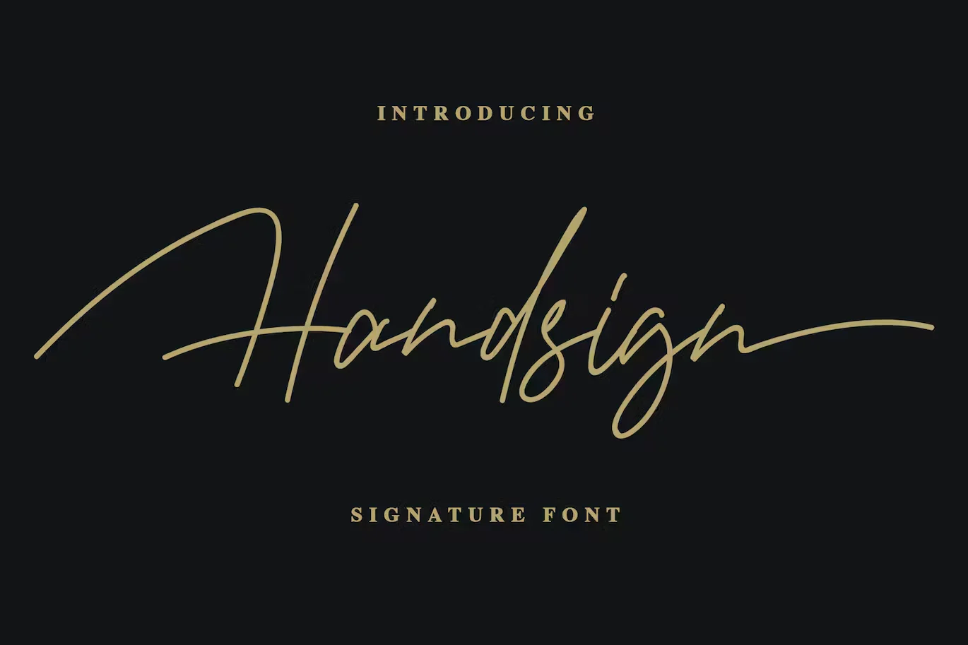 Handsign - Signature Font