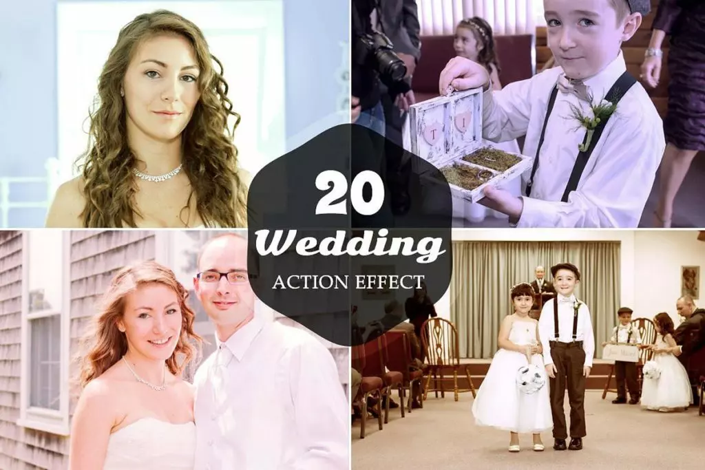 20 Free Wedding Photoshop Actions Ver 1