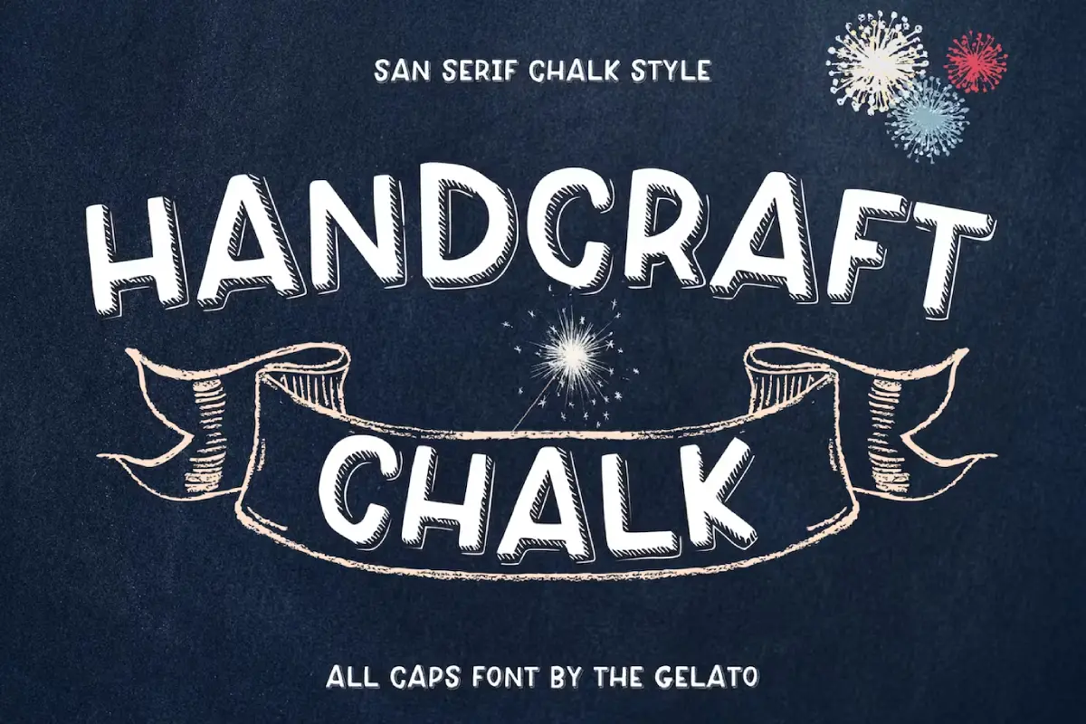 Handcraft Chalk Font
