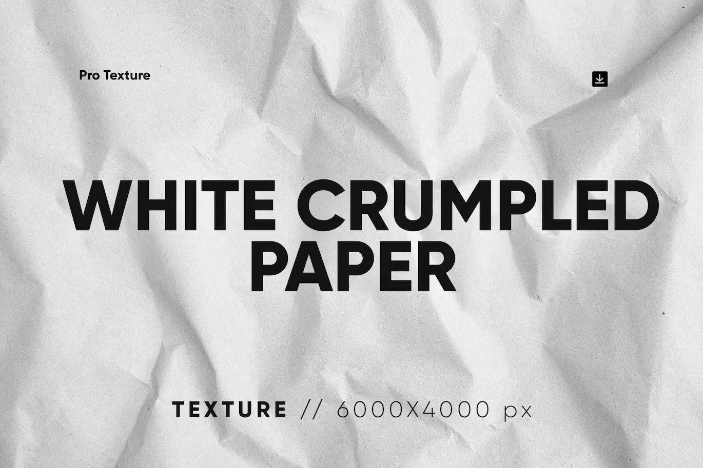 20 White Crumpled Paper Texture