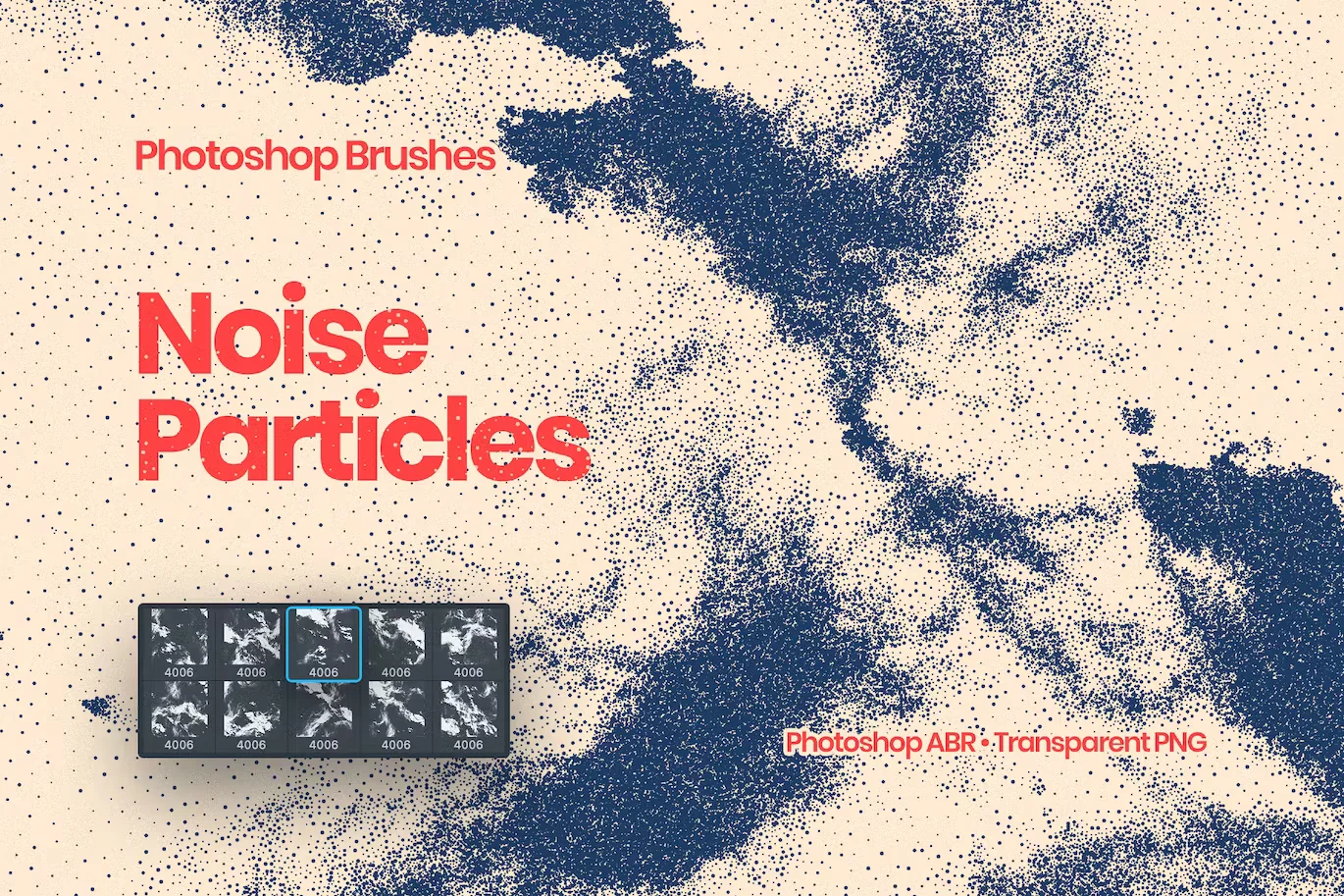 Noise Particle Photoshop Brushes