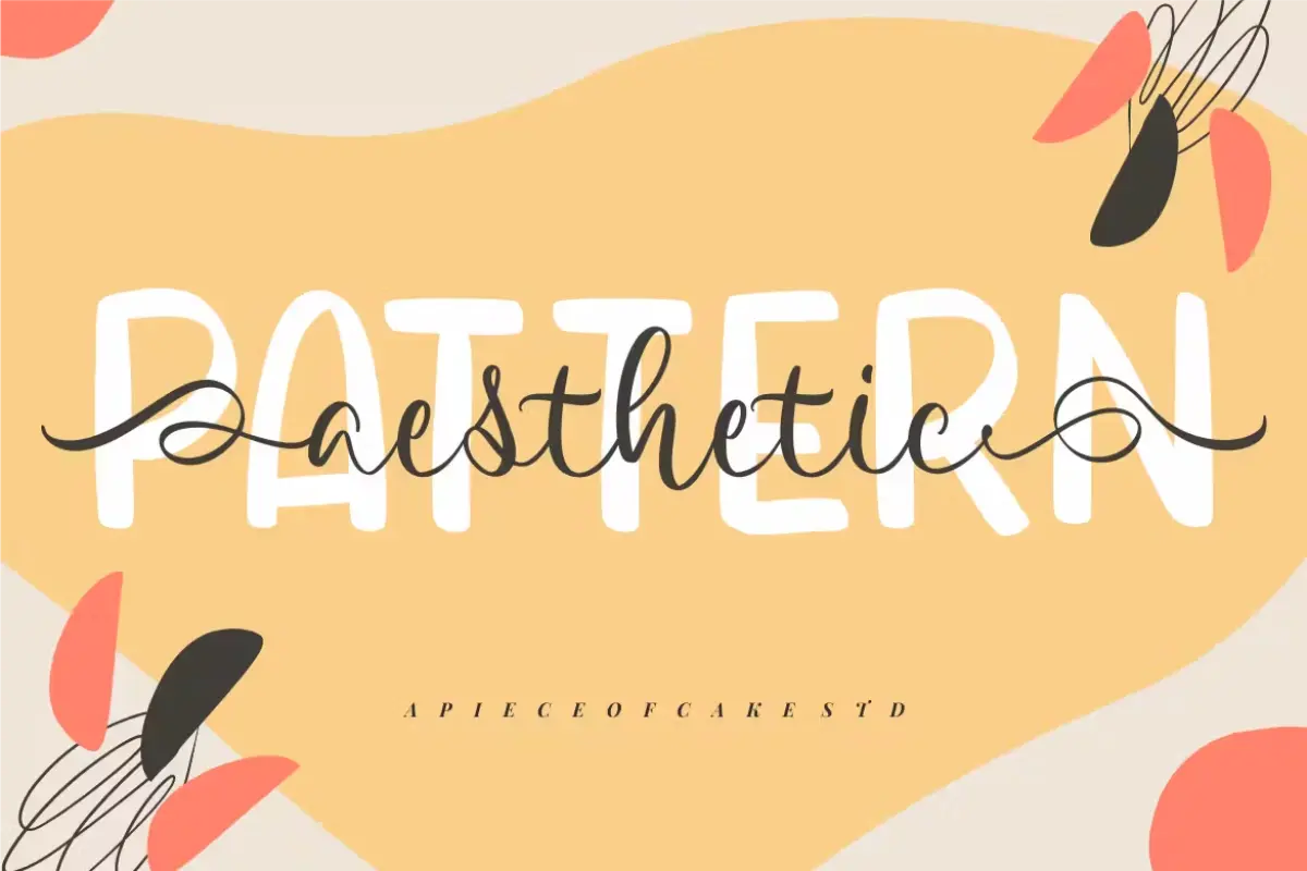 Aesthetic Pattern - A Duo Font
