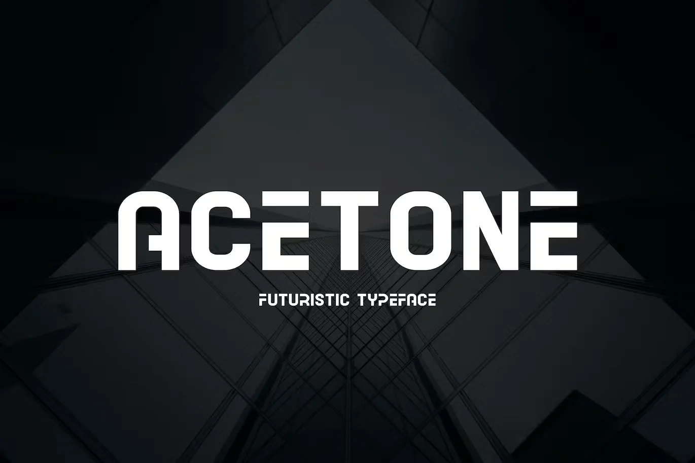 Acetone - Futuristic Font