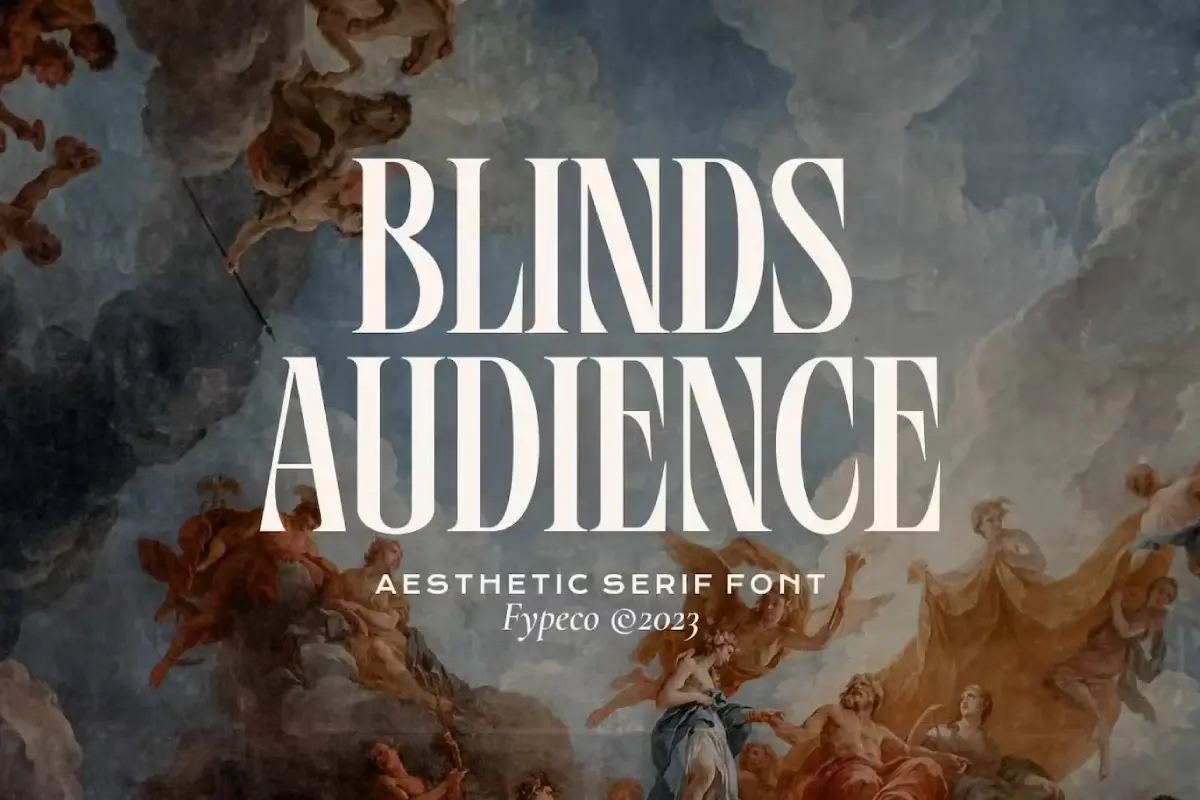 Blinds Audience - Aesthetic Font
