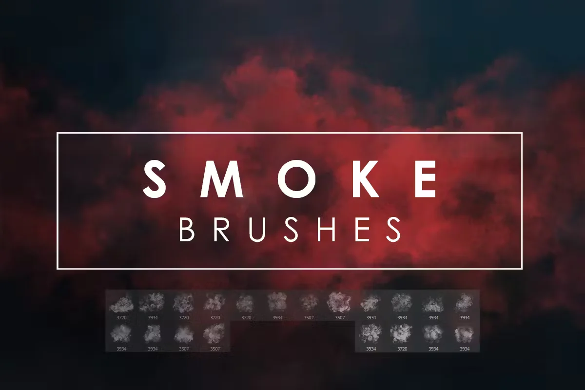 20 Smoke Photoshop Brushes