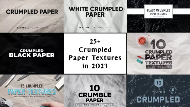 Discover 25+ Stunning Crumpled Paper Textures of 2023