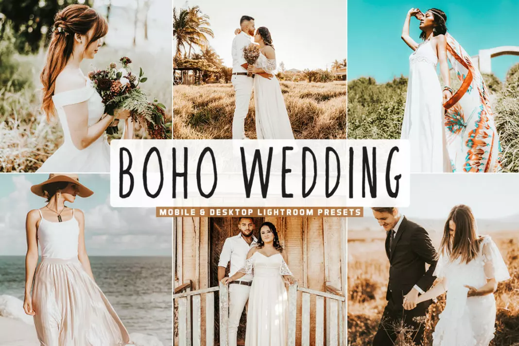 Free Boho Wedding Mobile & Desktop Lightroom Presets