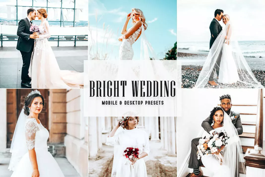 Free Bright Wedding Photoshop
