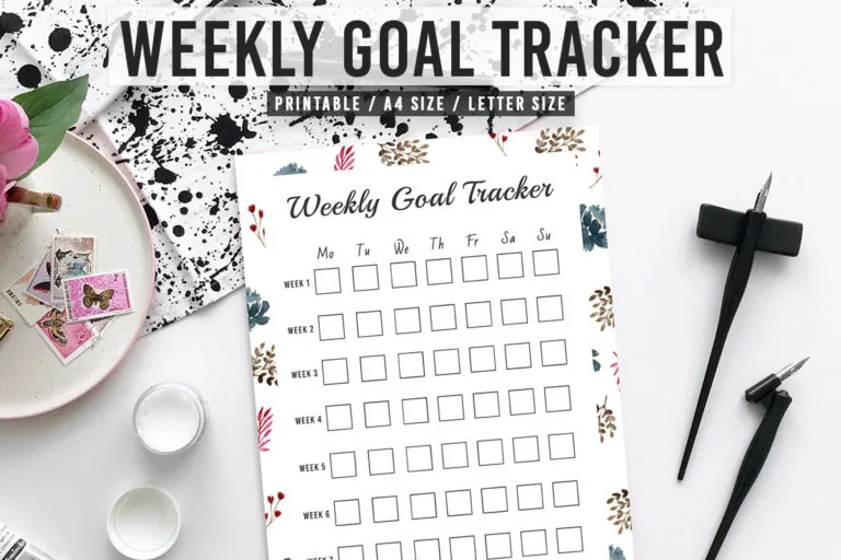 Goal Tracker Printable V2