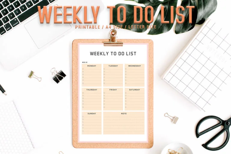 Modern To Do List Printable V4