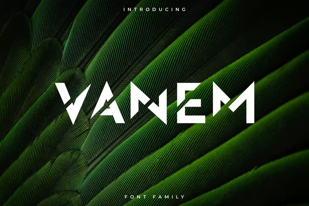 Vanem Display Font