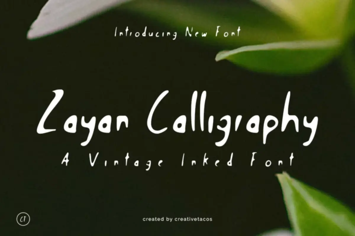 Zayan Calligraphy Font
