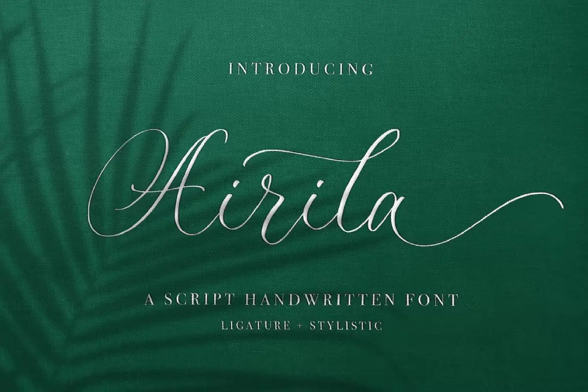Airila - Calligraphy Font
