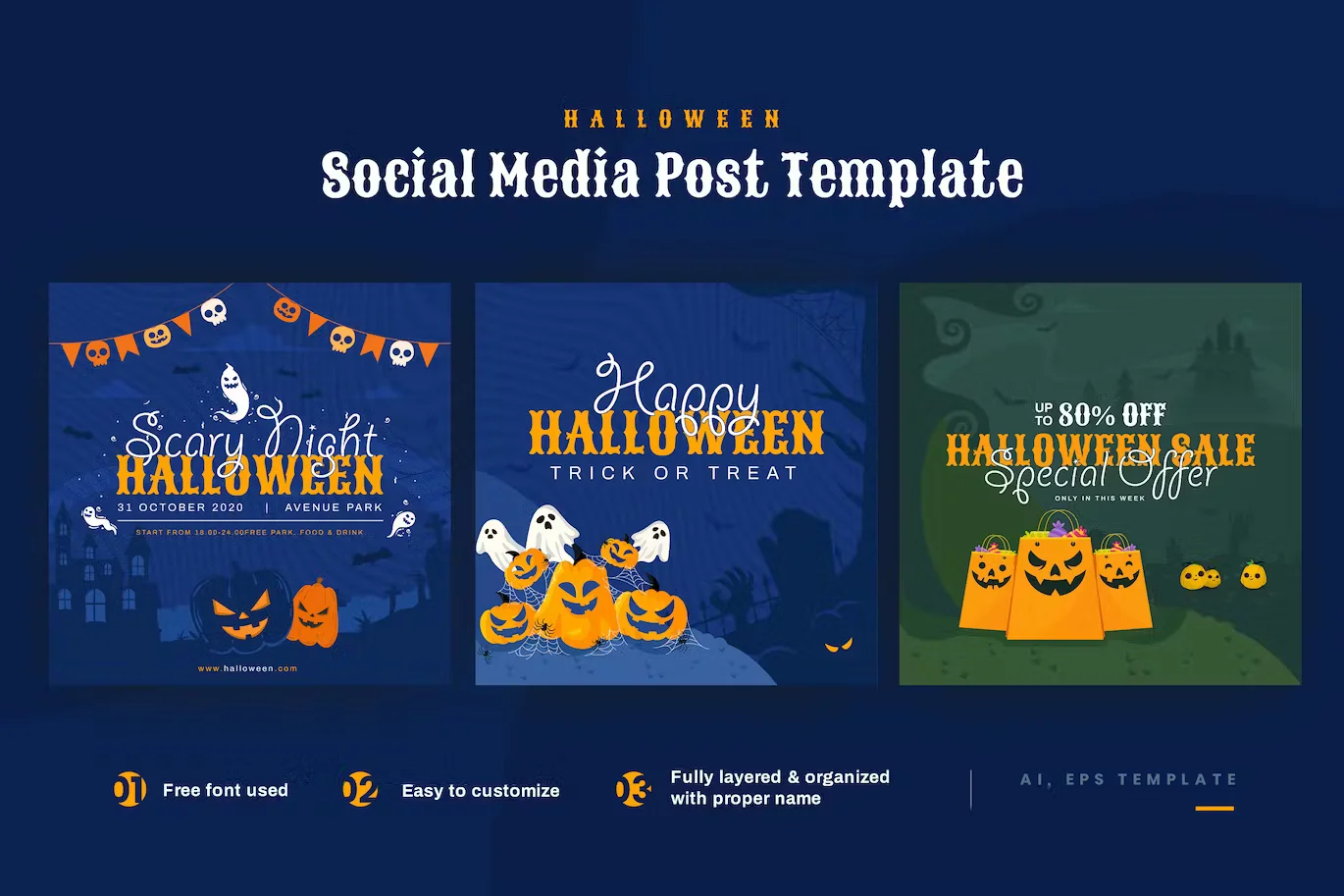 Halloween Instagram Template