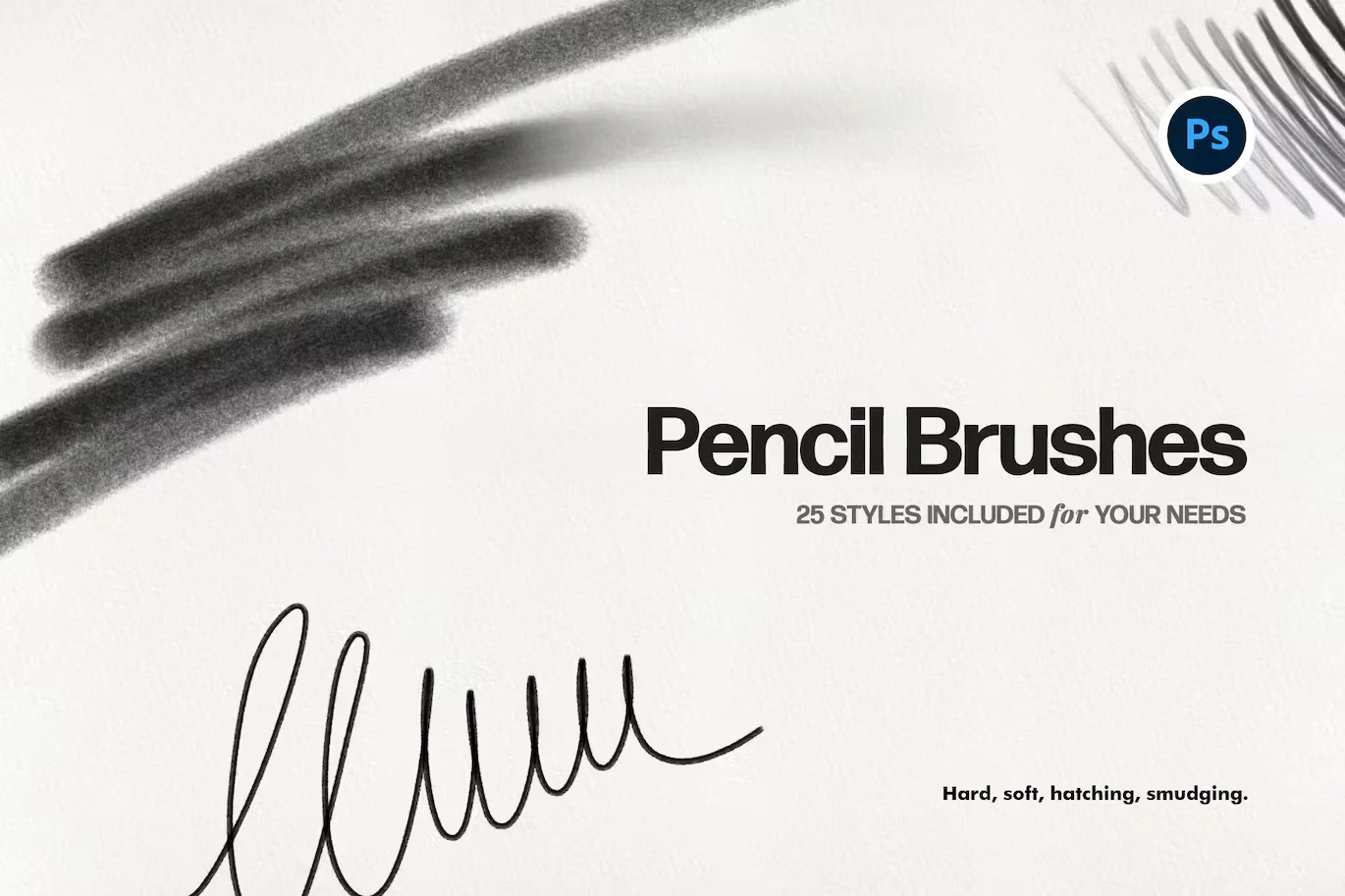 Basic Pencil Photoshop Brushes