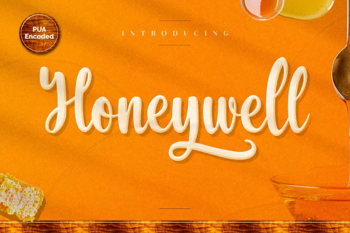 Honeywell - Modern Calligraphy Font
