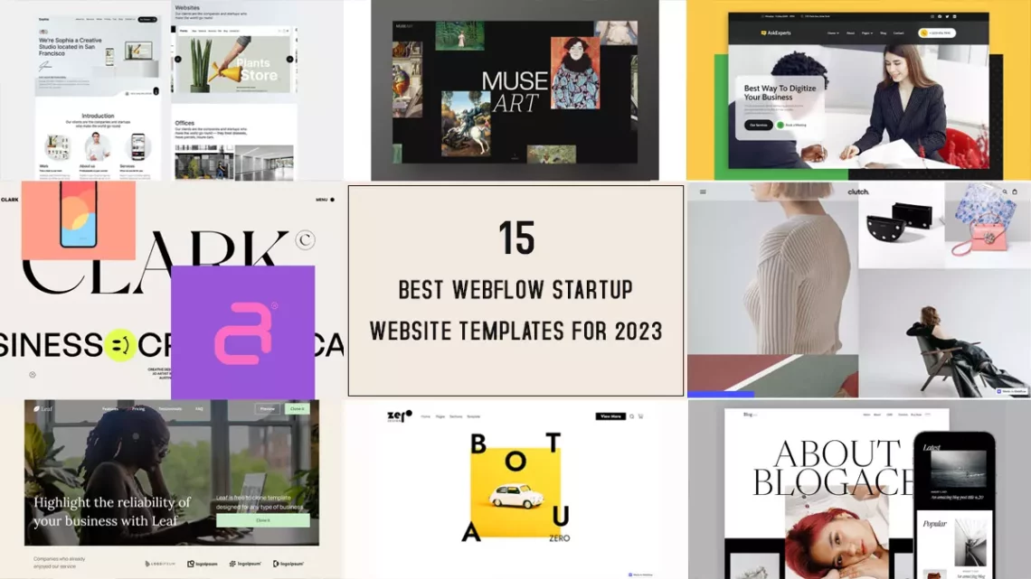 15 Best Webflow Startup Website Templates For 2023