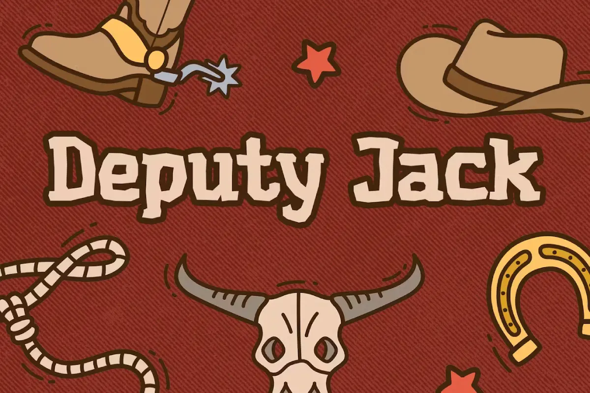 Deputy Jack - Western Kids Font
