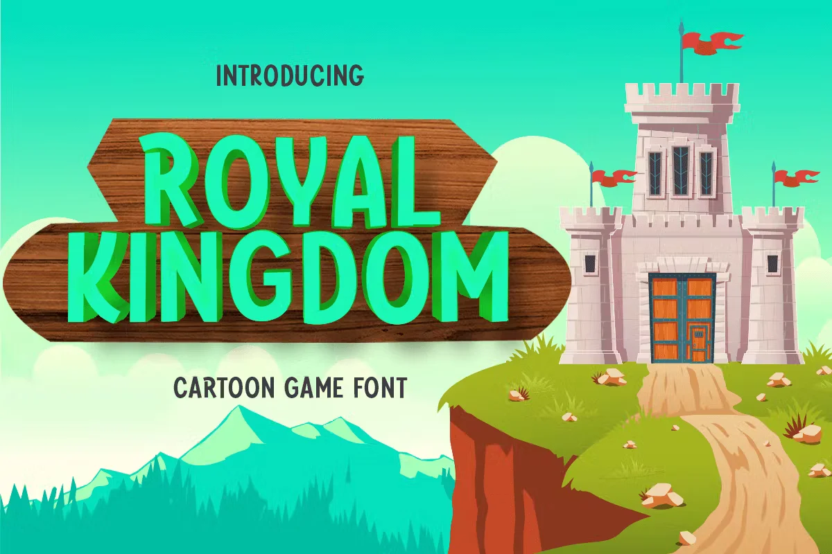Royal Kingdom - Cartoon Game Font (best gaming fonts)