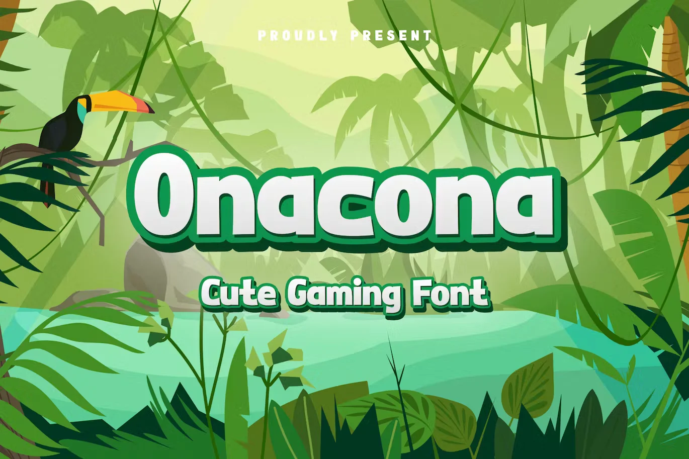 Onacona – Cute Gaming Font