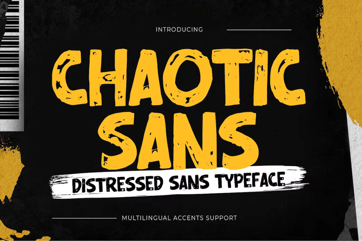 Chaotic Sans - Distressed Display Sans