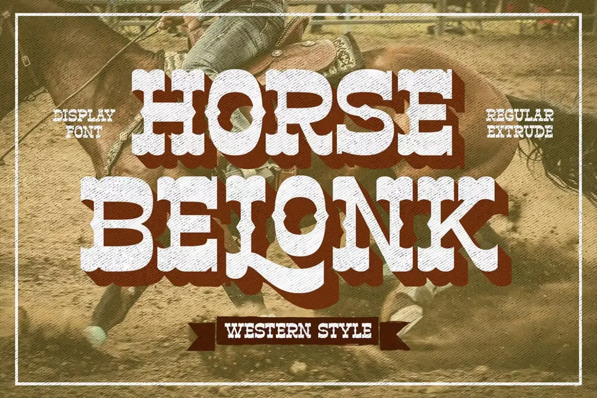 Horse Belonk - Western Style
