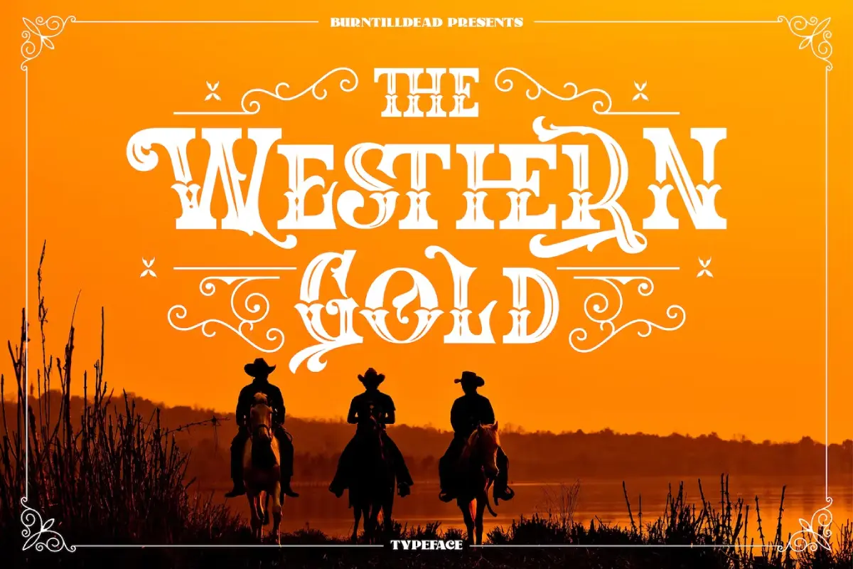 25 Best Western Fonts for the Cowboy Themed Projects