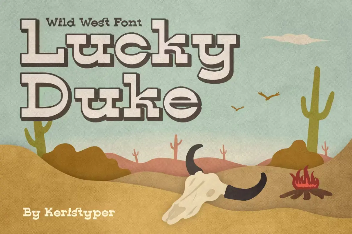 Lucky Duke Font
