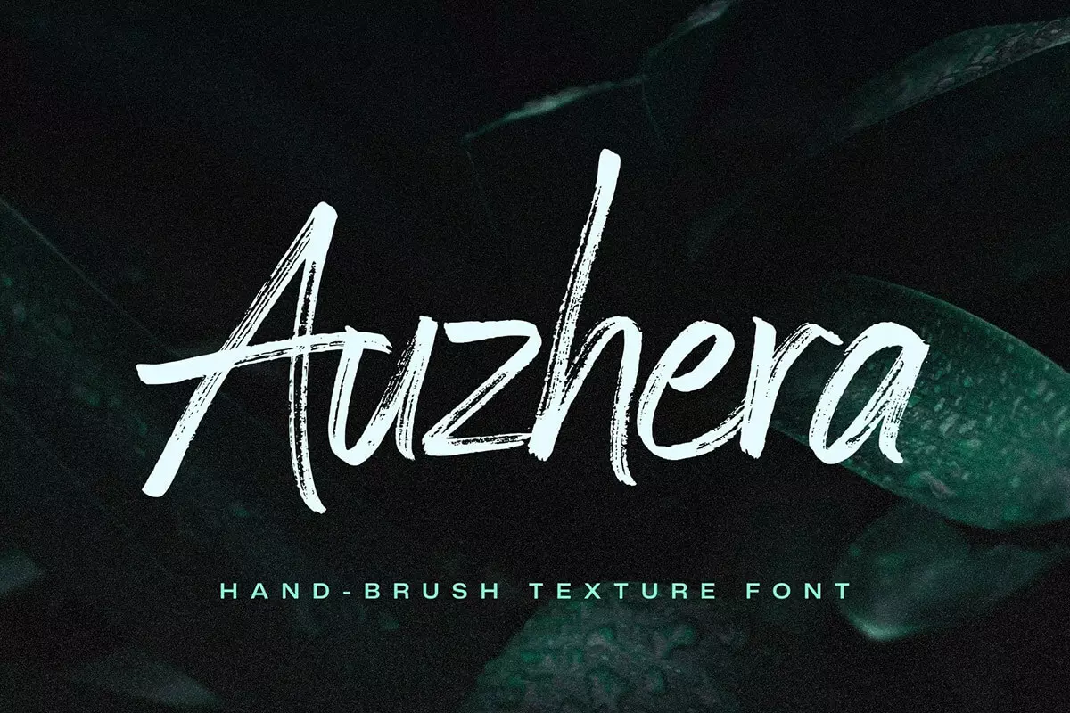Auzhera Brush Font – Free Download