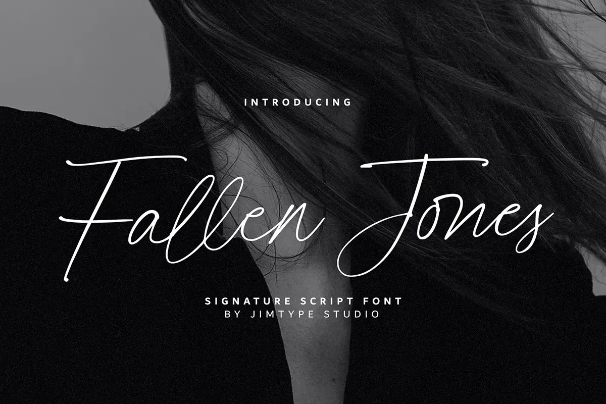 Fallen Jones Script Font
