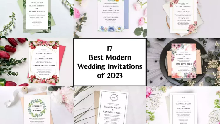 17 Best Modern Wedding Invitations of 2023