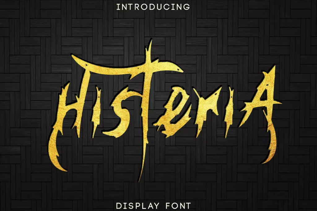 Free Histeria Display Font