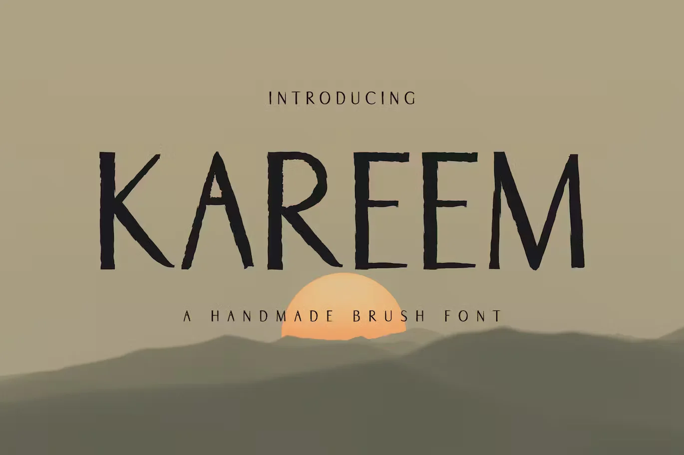 Kareem Brush Font