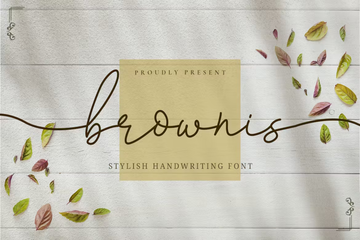 Brownis - Stylish Handwriting Font
