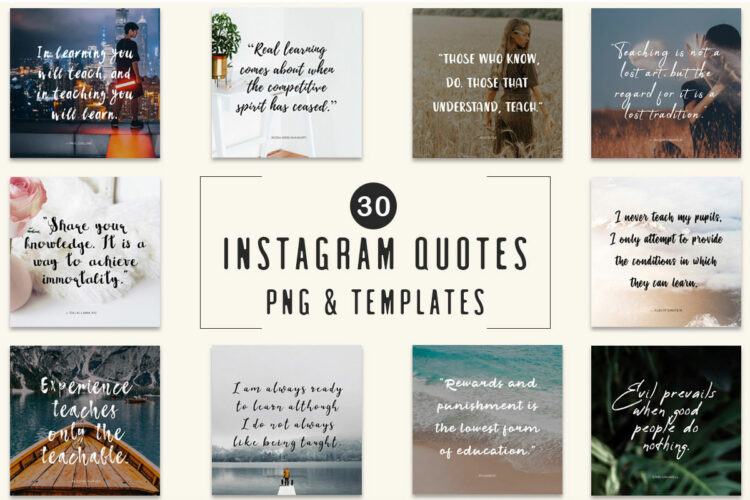 30 Instagram Quotes Templates