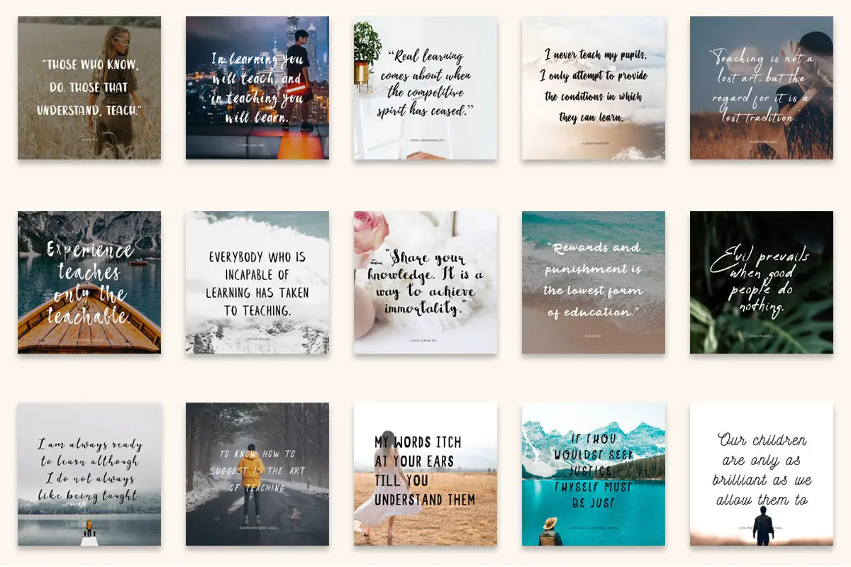 30 Instagram Quotes Templates Preview 2