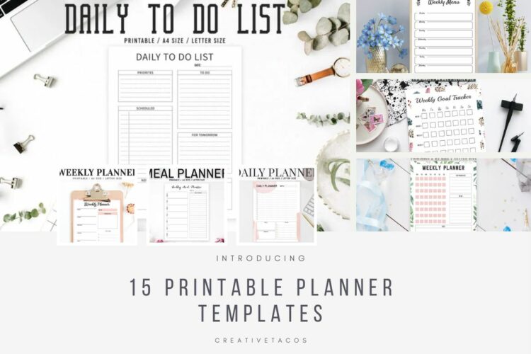 Featured Image of 15 Printable Planner Templates For 2023