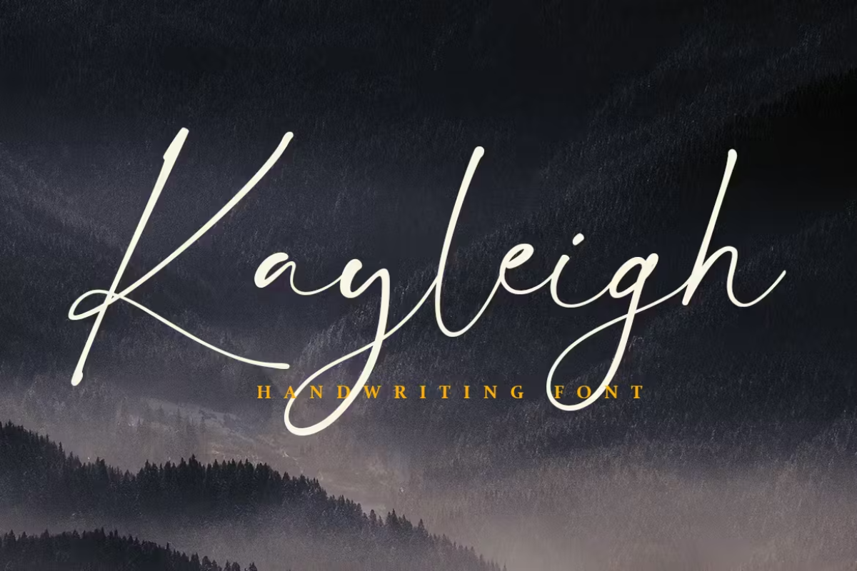 Kayleigh - Handwriting Font

