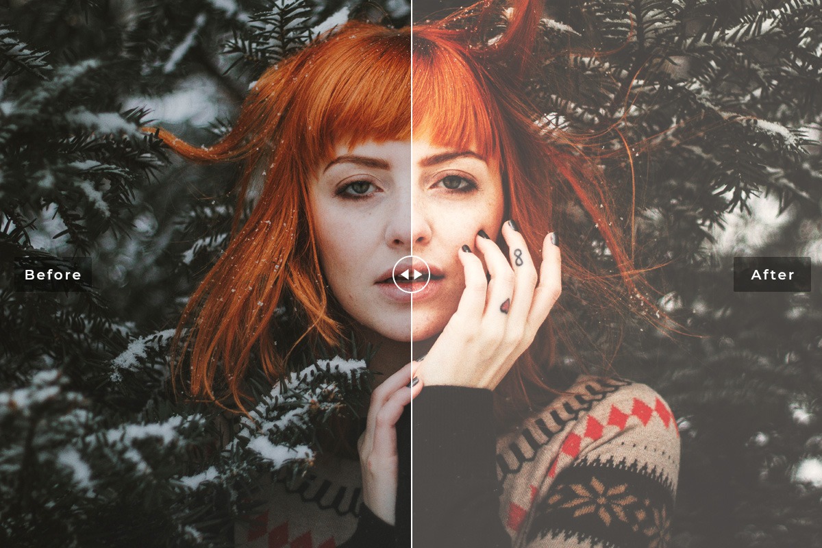 Warm Matte Photoshop Actions Preview 2