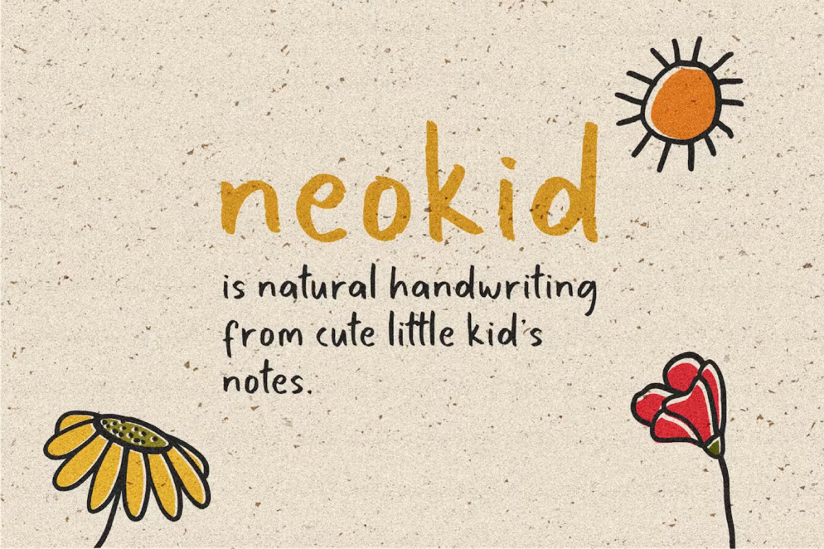 Neokid Handwriting Font
