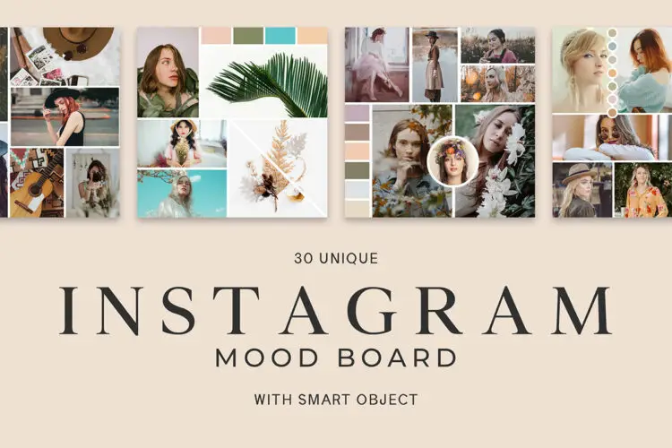 30 Instagram Mood Board Templates